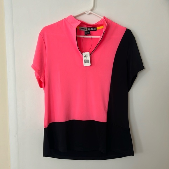 Jamie Sadock , Tickle Me Pink, Top, Size Large, NWT - Picture 4 of 5
